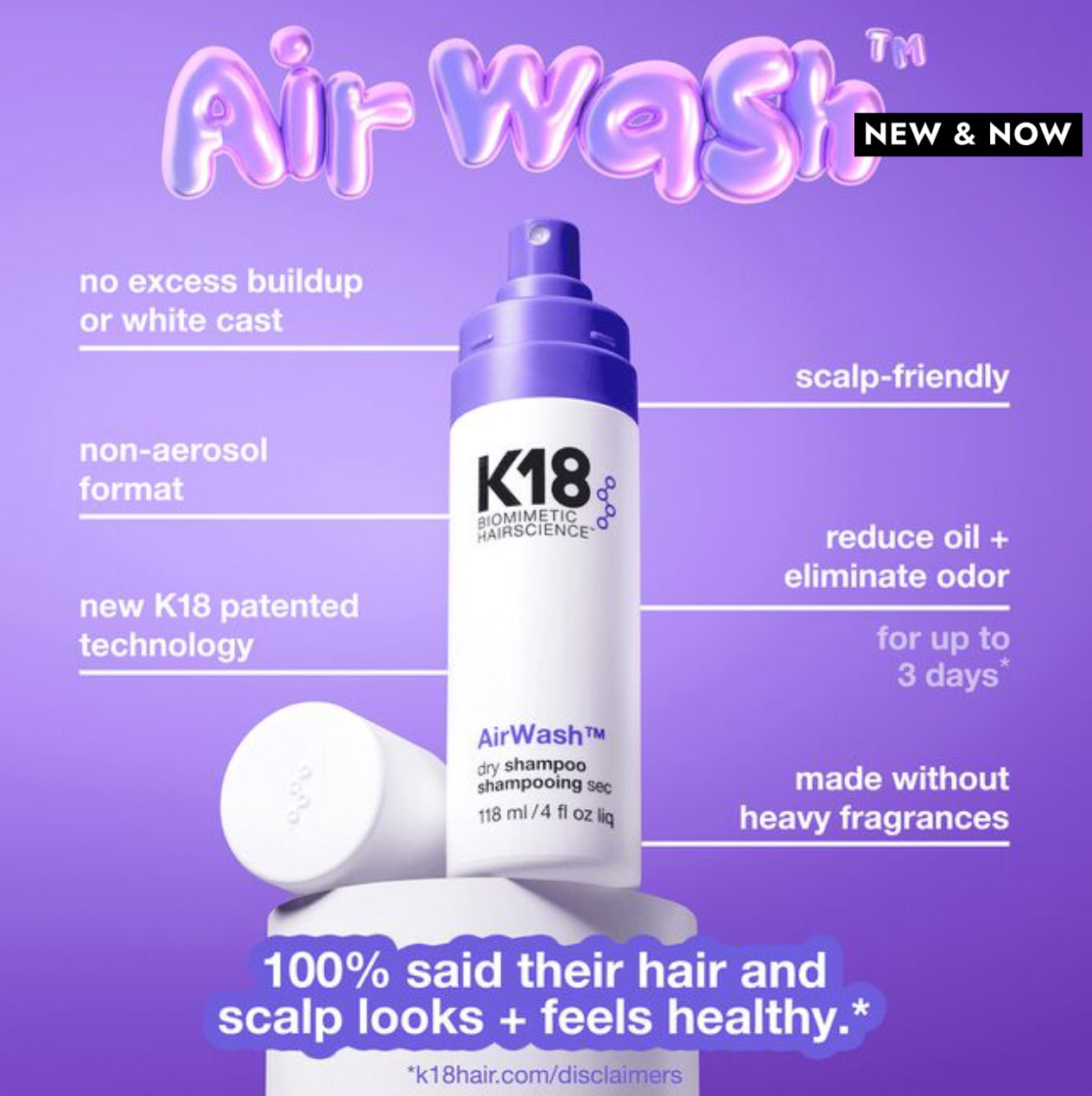 K18 AirWash Dry Shampoo