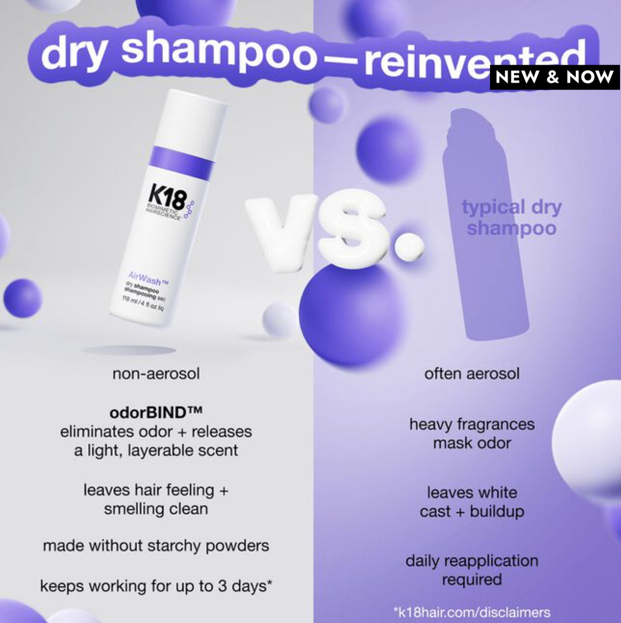 K18 AirWash Dry Shampoo