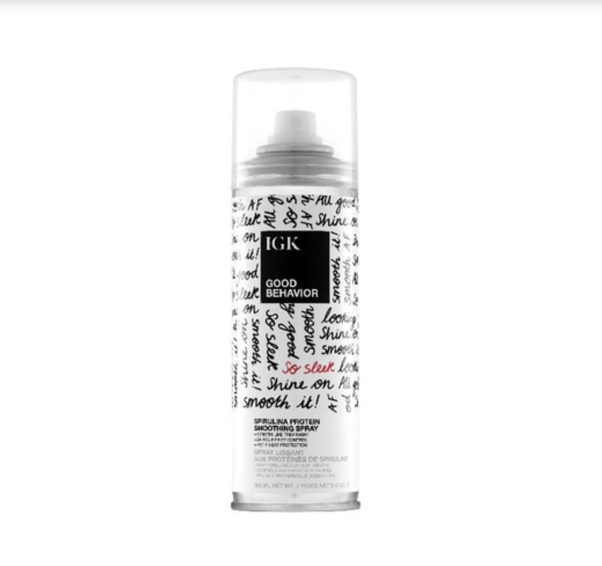 IGK Good Behavior Spirulina Protein Smoothing Spray