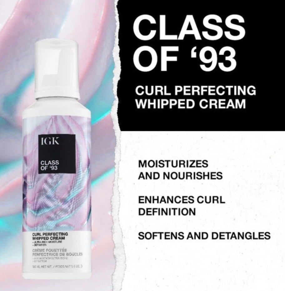 IGK Class of ‘93 Curl Perfecting Whipped Cream