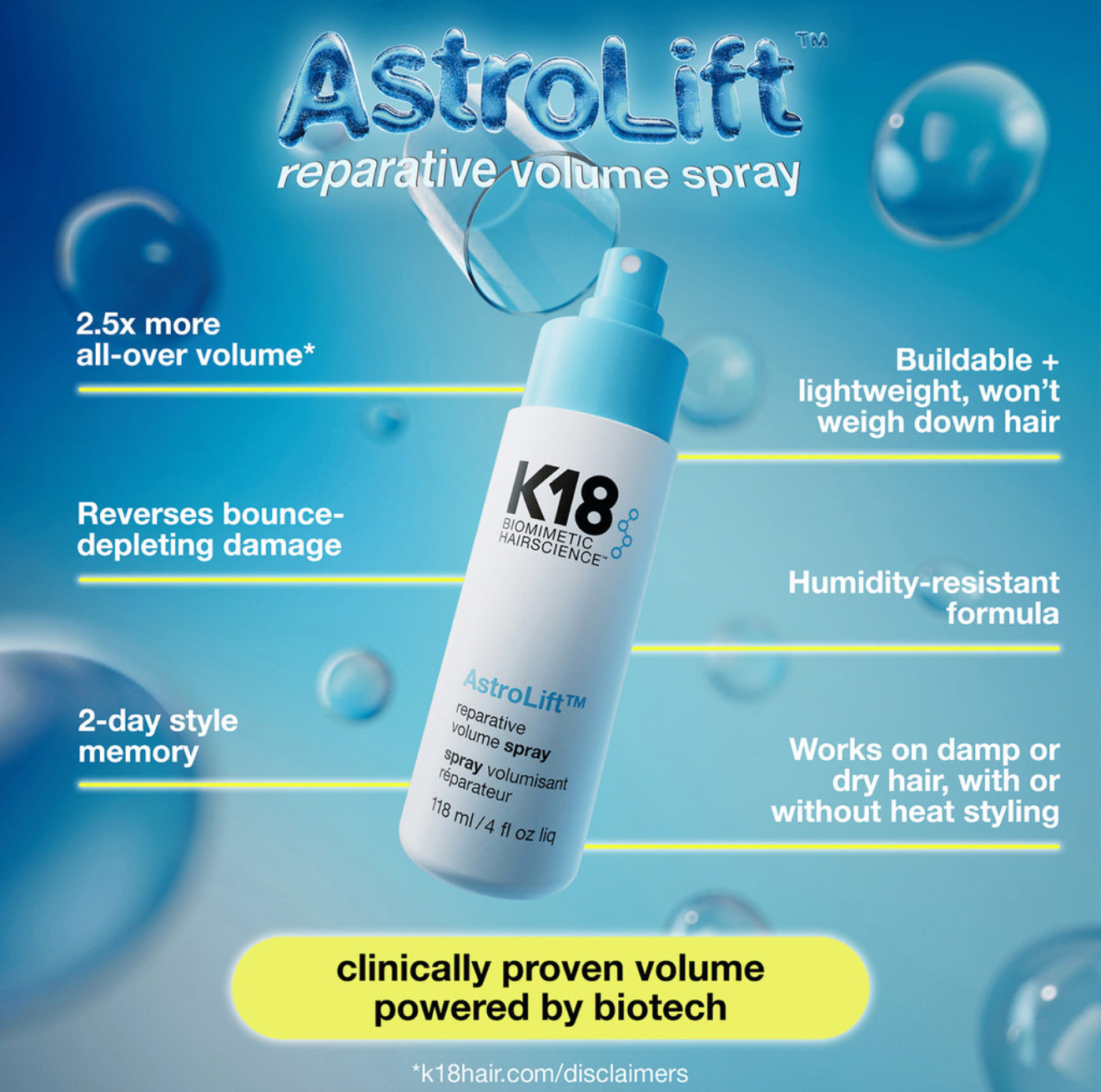 AstroLift Reparative Volume Spray