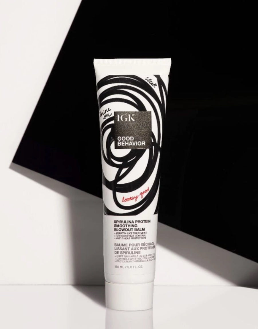 IGK Good Behavior Spirulina Protein Anti-Frizz Smoothing Blowout Balm