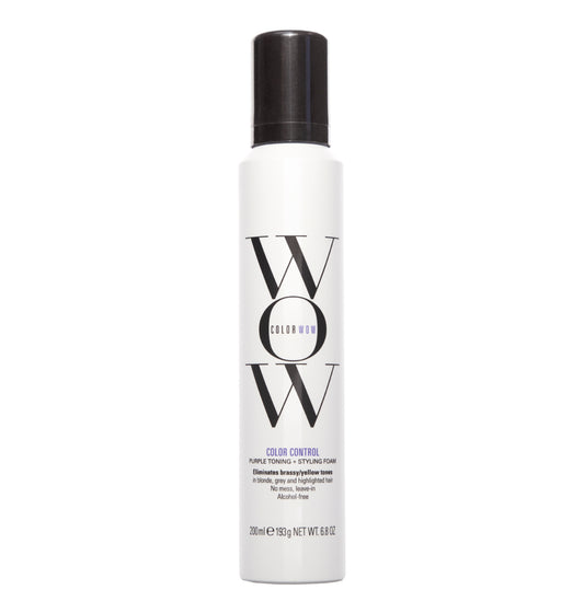 WOW Color Control Purple Toning + Styling Foam for Light Hair