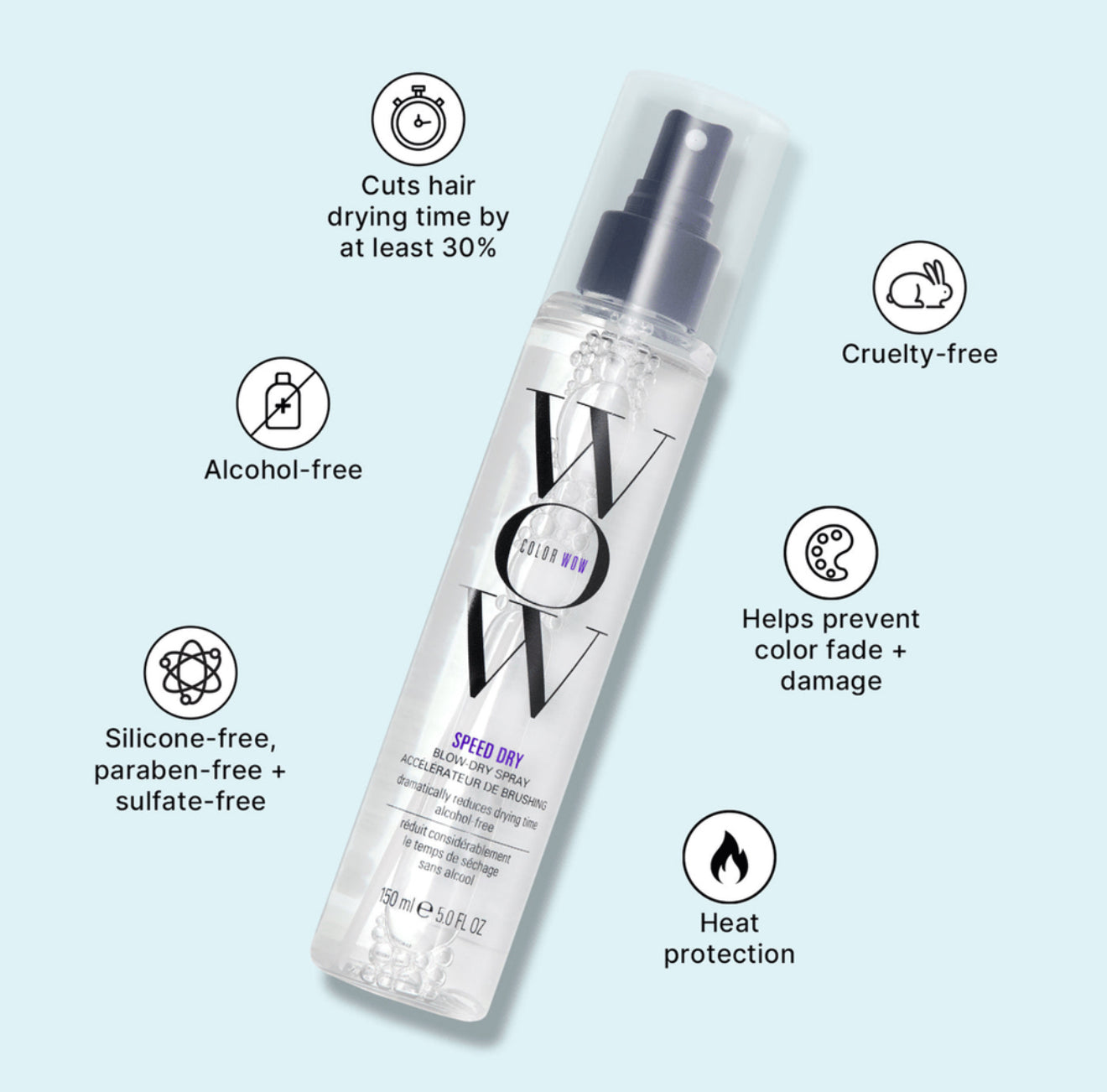 WOW Speed Dry Blow Dry Spray
