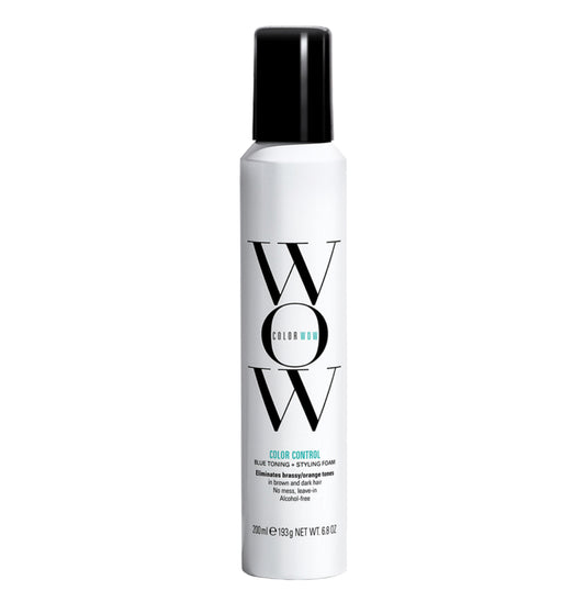 WOW Color Control Blue Toning + Styling Foam for Dark Hair