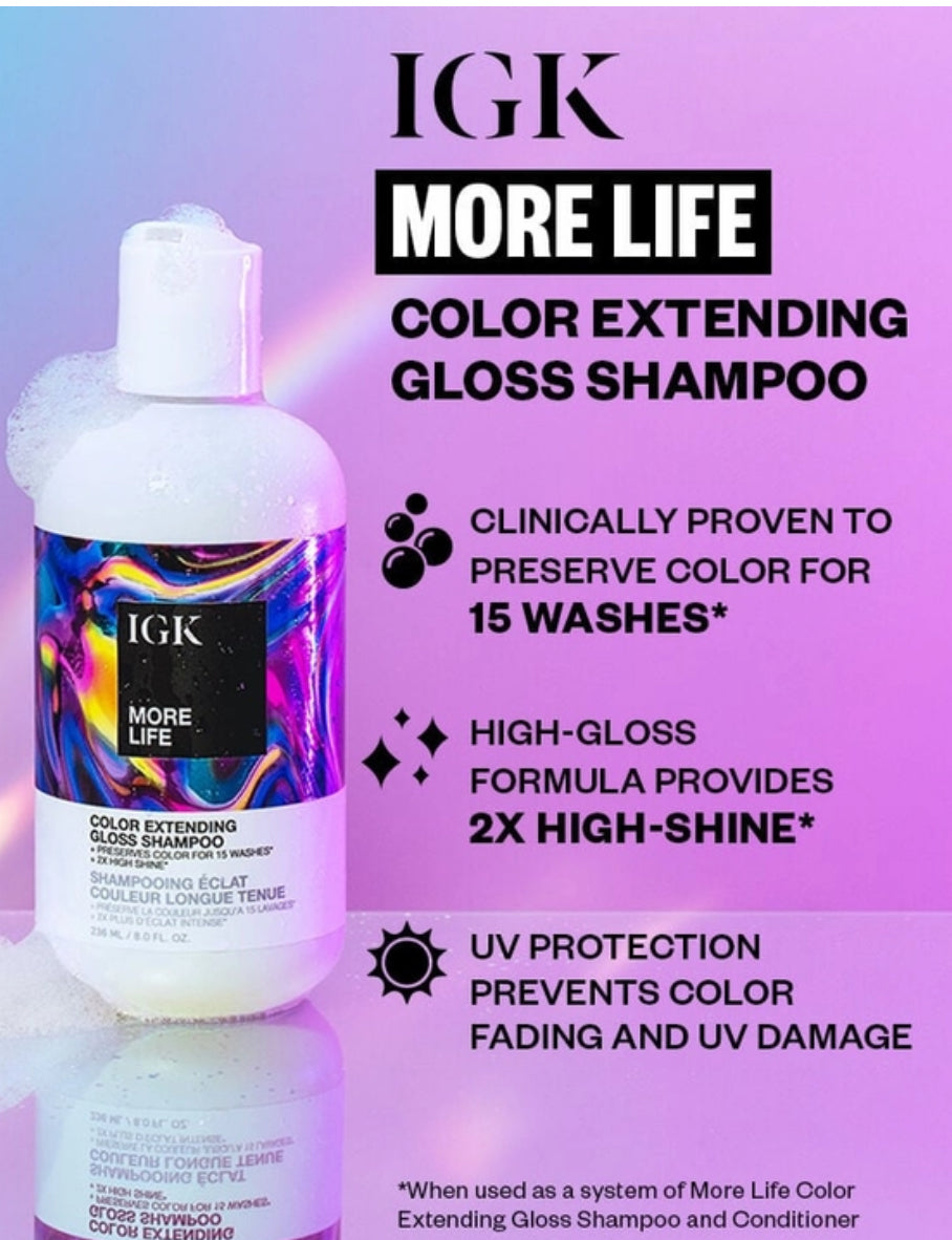 More Life Color Extending Gloss Shampoo